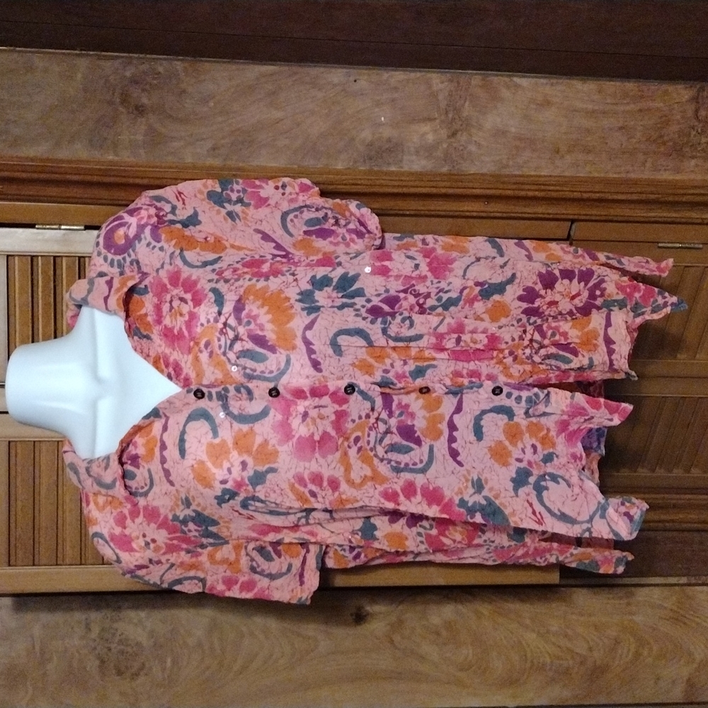 Avenue Floral Top Sz 22-24